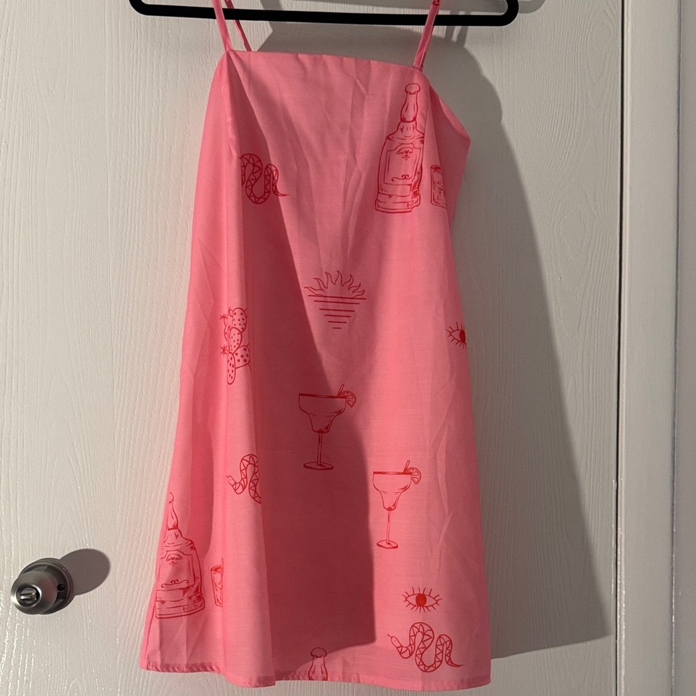 Amazon Pink Mini Dress